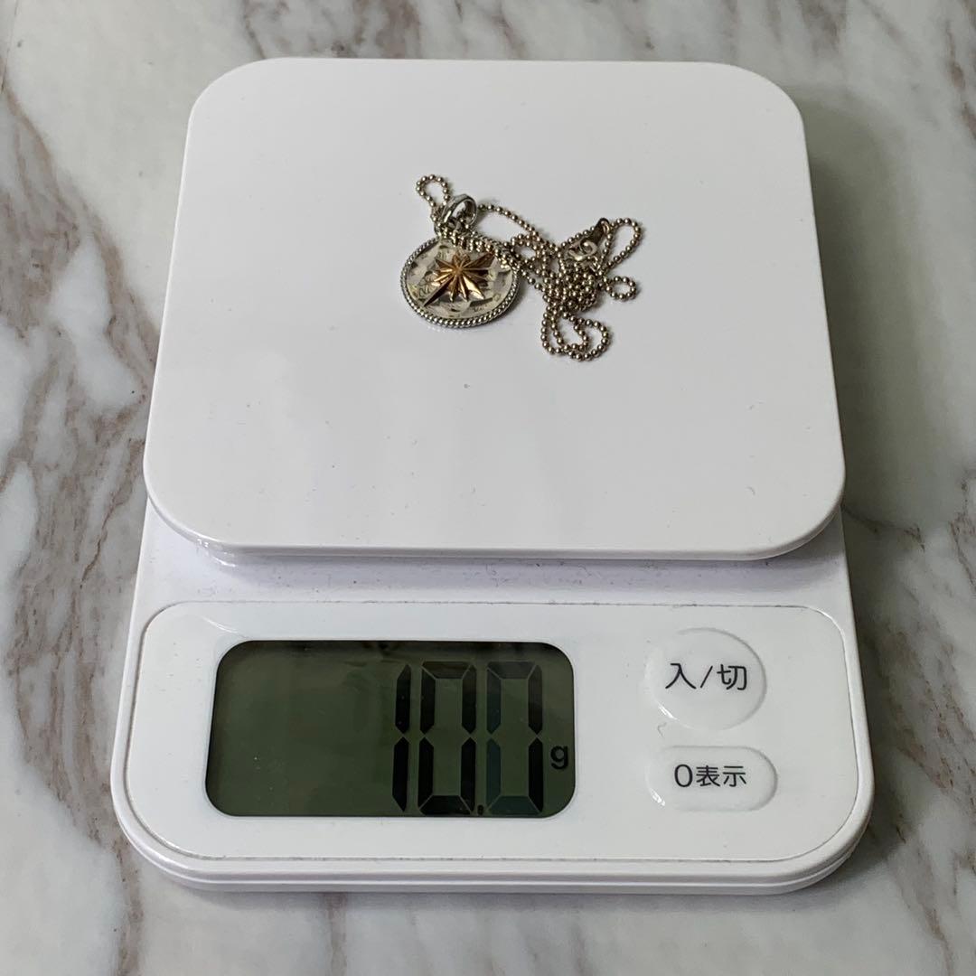 SAAD ネックレス 太陽神 たたき  silver925 ボールチェーン