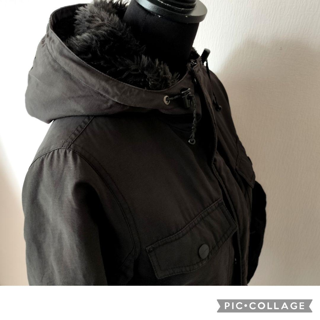 【美品・希少】Carhartt 裏ボア モッズコート 黒 M レディース