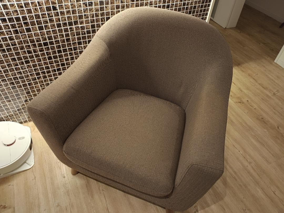 送料込み ニトリ 一人掛けアームチェア シャルパ3　ソファー アクセンチュア