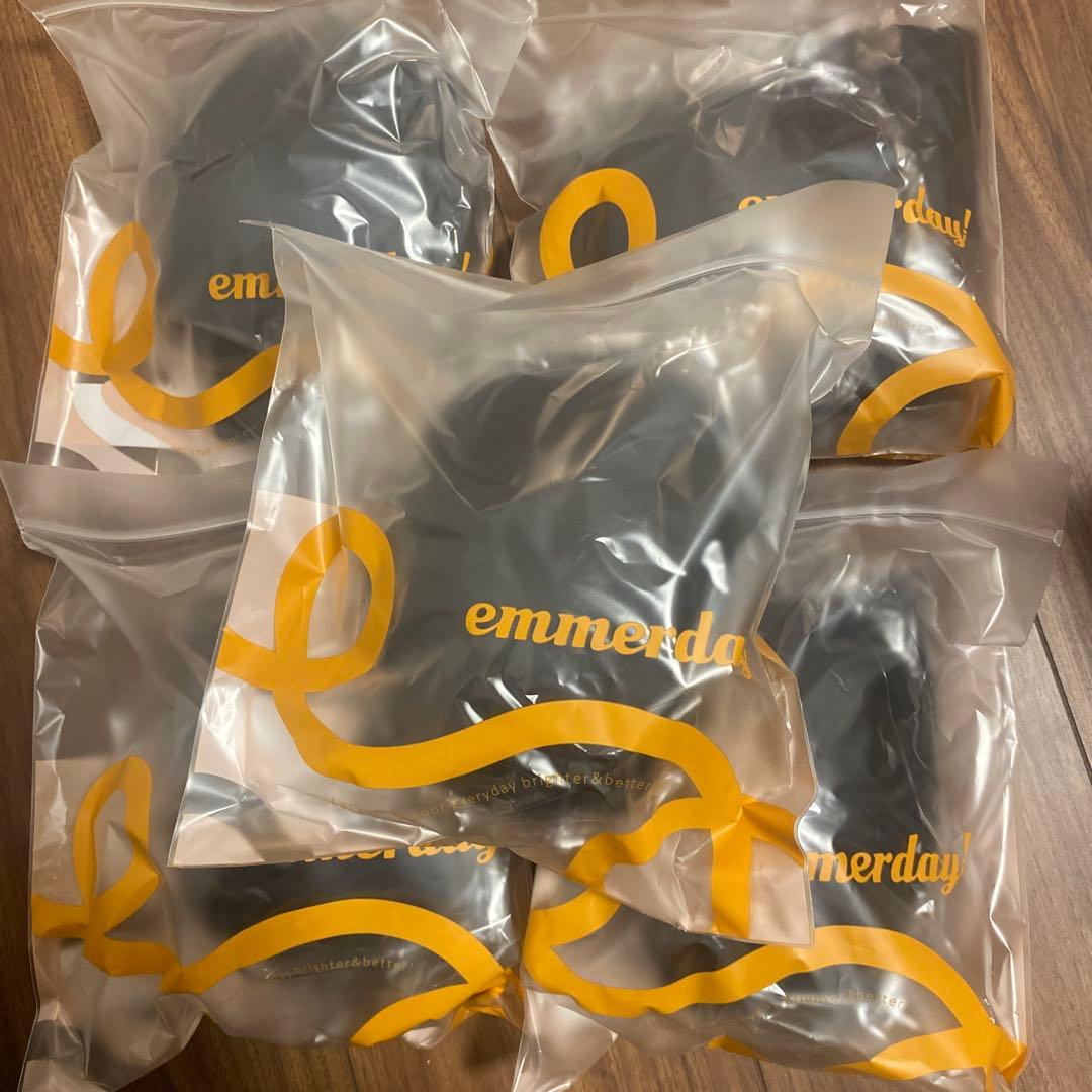 ak emmerday! 3L ブラックブラジャー 5セット