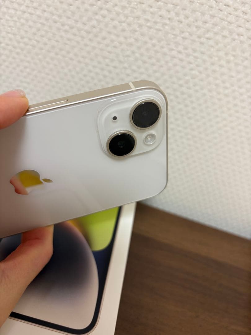 だり柳iPhone14 128GB ホワイト SIMフリー 箱・ケーブル付