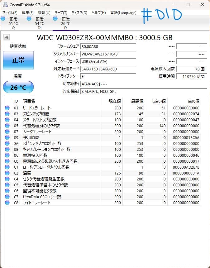 ハードディスク 3TB×4本、4TB×1本 HDDセット