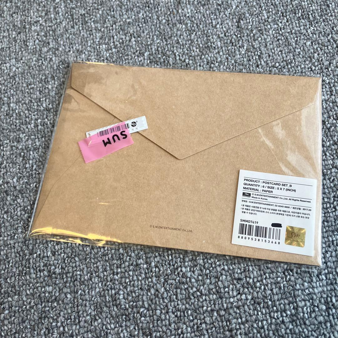 SHINee ジョンヒョン　the letter ポストカード　公式 グッズ　B
