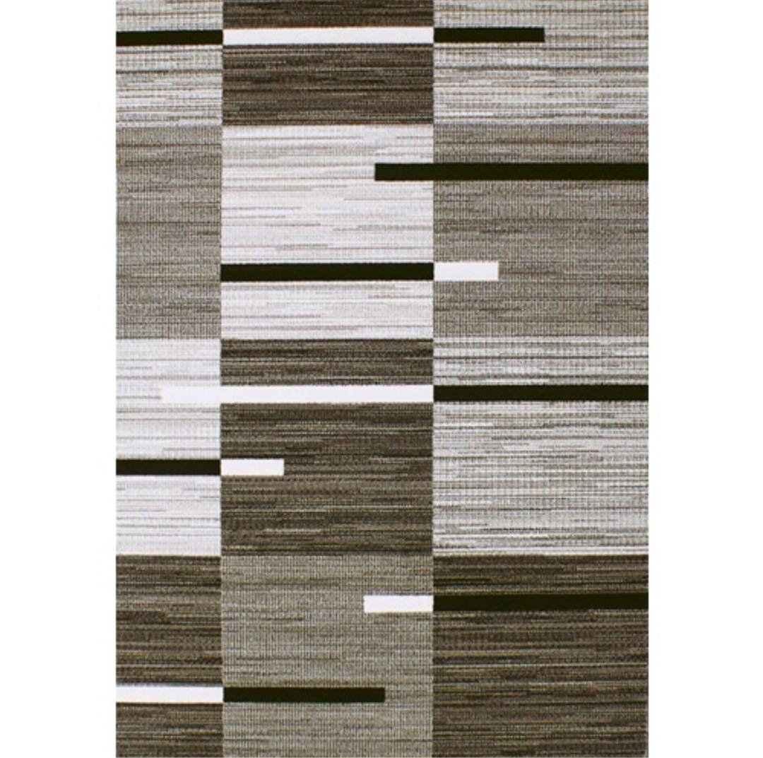 ✴︎SALE✴︎【Rigna】INFINITY ストライプ模様 グレー系ラグ 大判