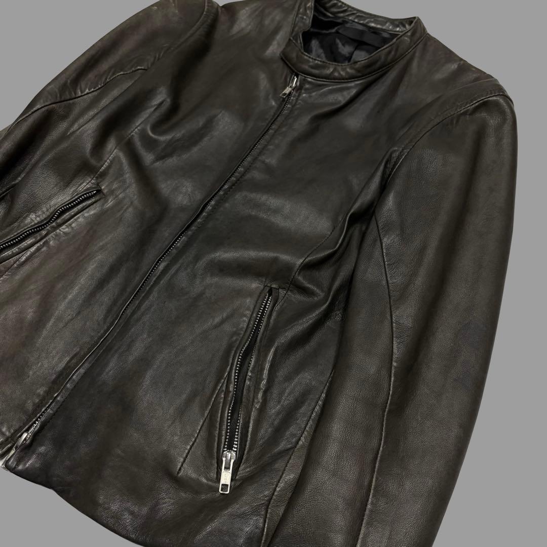 ジャケット・アウター Rare 00s archive EKAM Tech Leather Rider