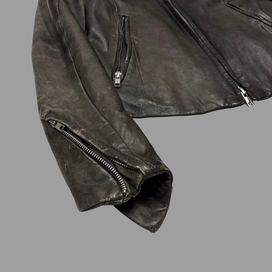 ジャケット・アウター Rare 00s archive EKAM Tech Leather Rider