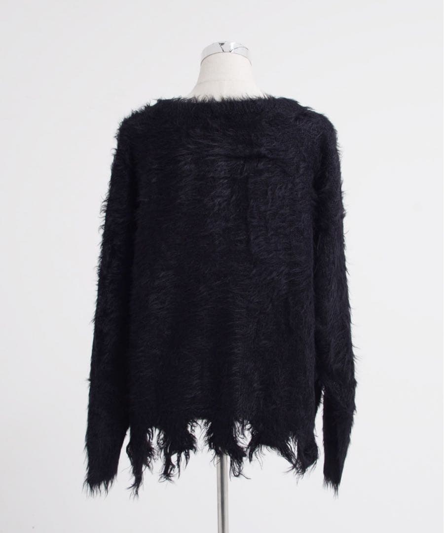 【 REFLEM 】 レフレム ロゴリベットフェザーヤーンPOニットプルオーバー