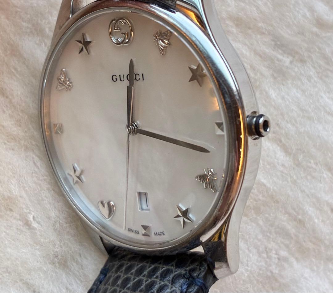 グッチ（GUCCI） Gタイムレス ホワイトシェル