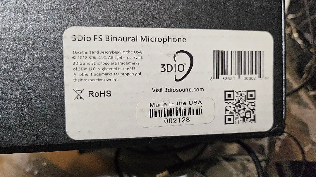 3dio バイノーラルマイク