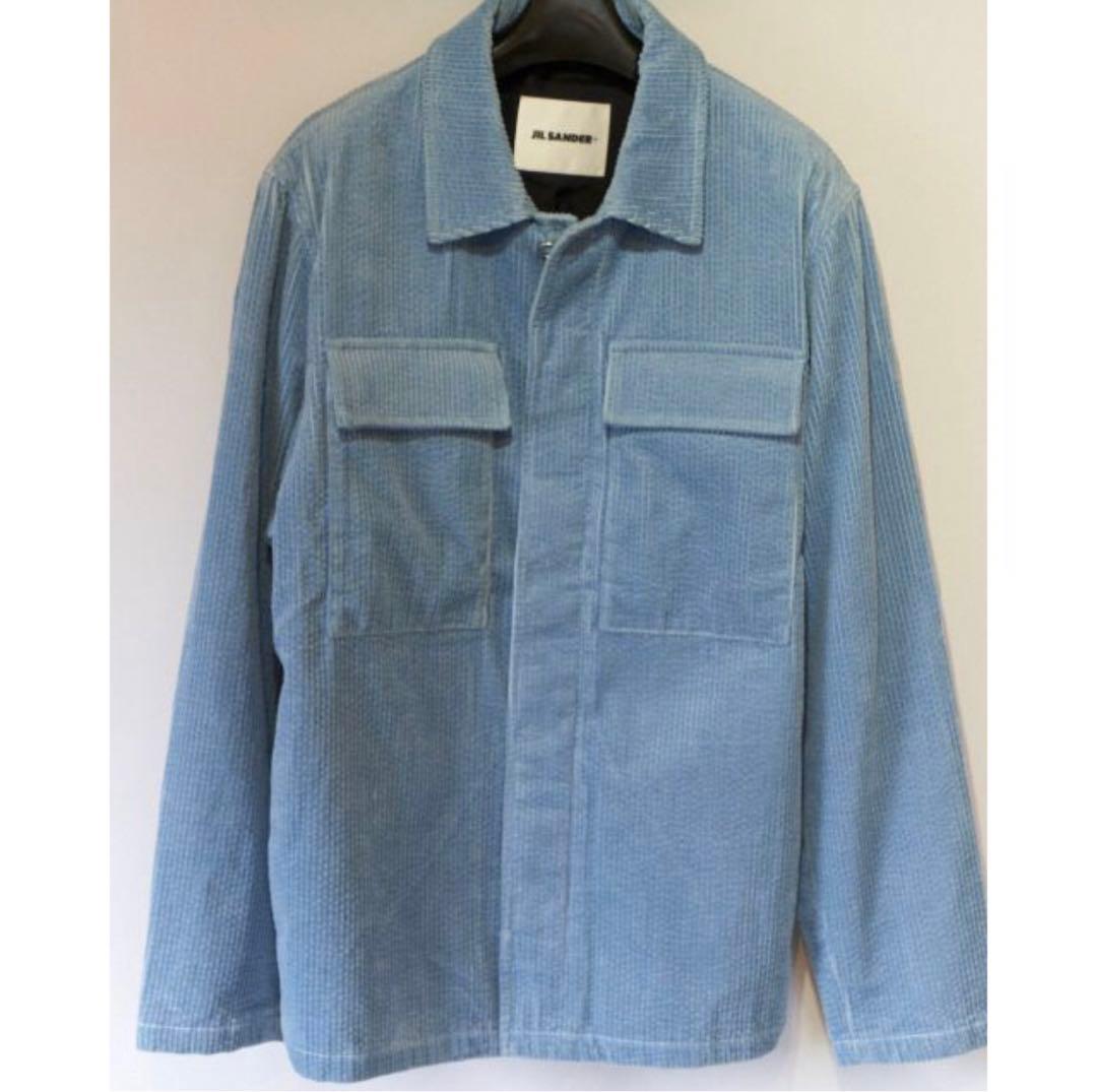 JIL SANDER セットアップ　ブルー　コーデュロイジャケット　パンツ