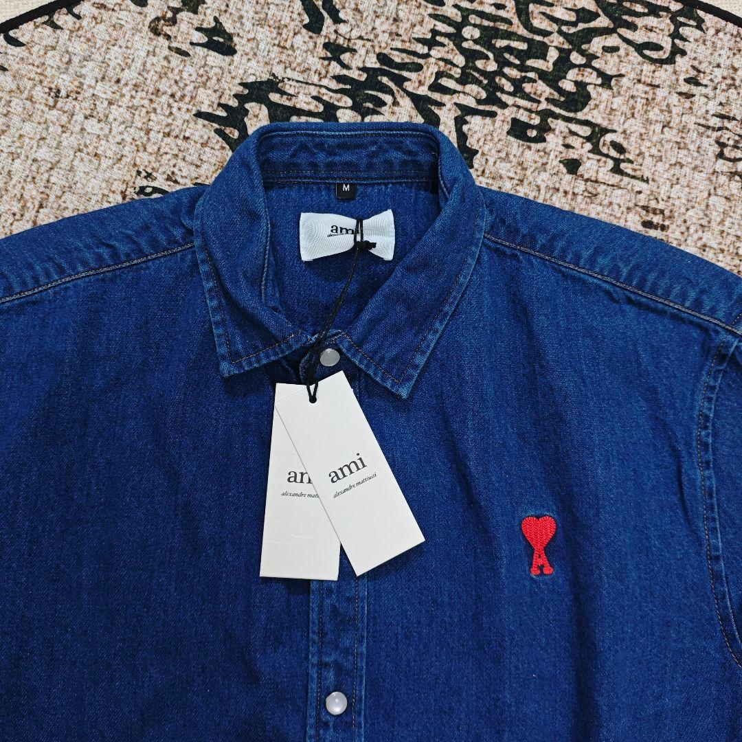 AMI Paris Ami de Coeur デニム シャツ ユニセックス