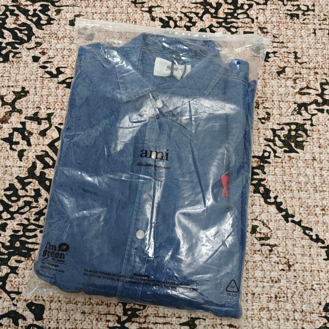 AMI Paris Ami de Coeur デニム シャツ ユニセックス