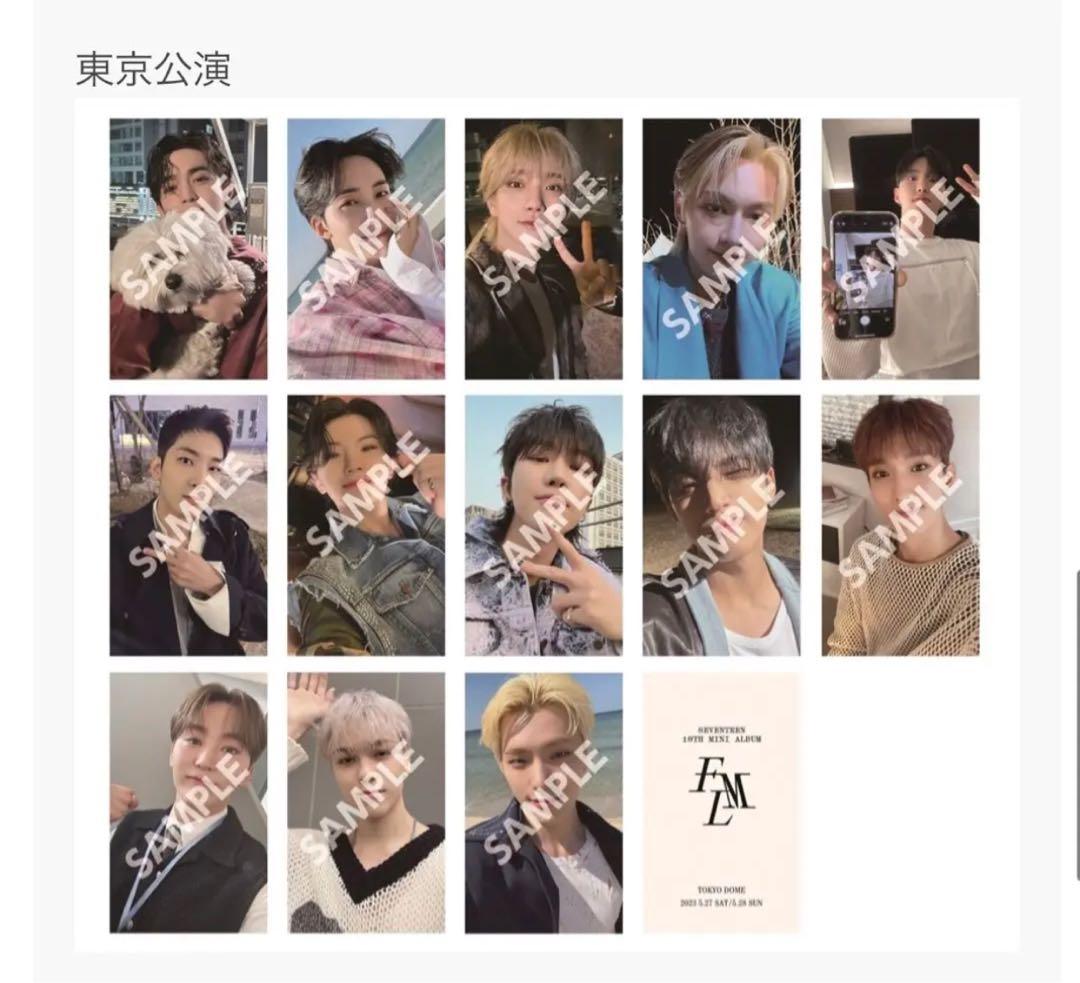 新品未開封 SEVENTEEN FML LOVE 会場限定 トレカ コンプリート