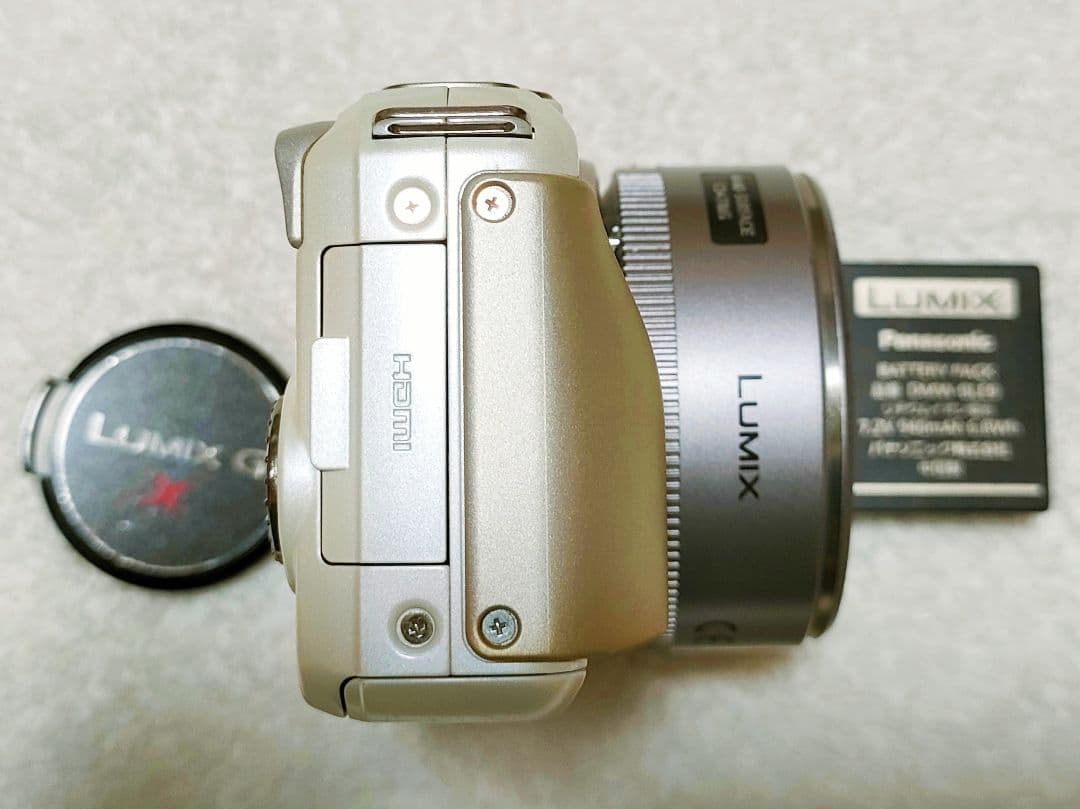 パナソニック 一眼レフ LUMIX DMC-GF5X-W バッテリー2個