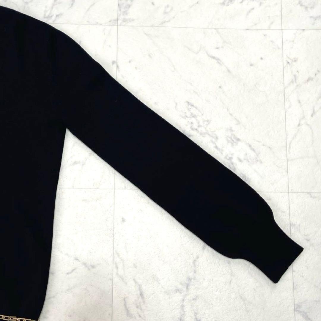 美品✨️ルイ・ヴィトン カシミヤ100% Vネックセーター S エンブレムチェーン