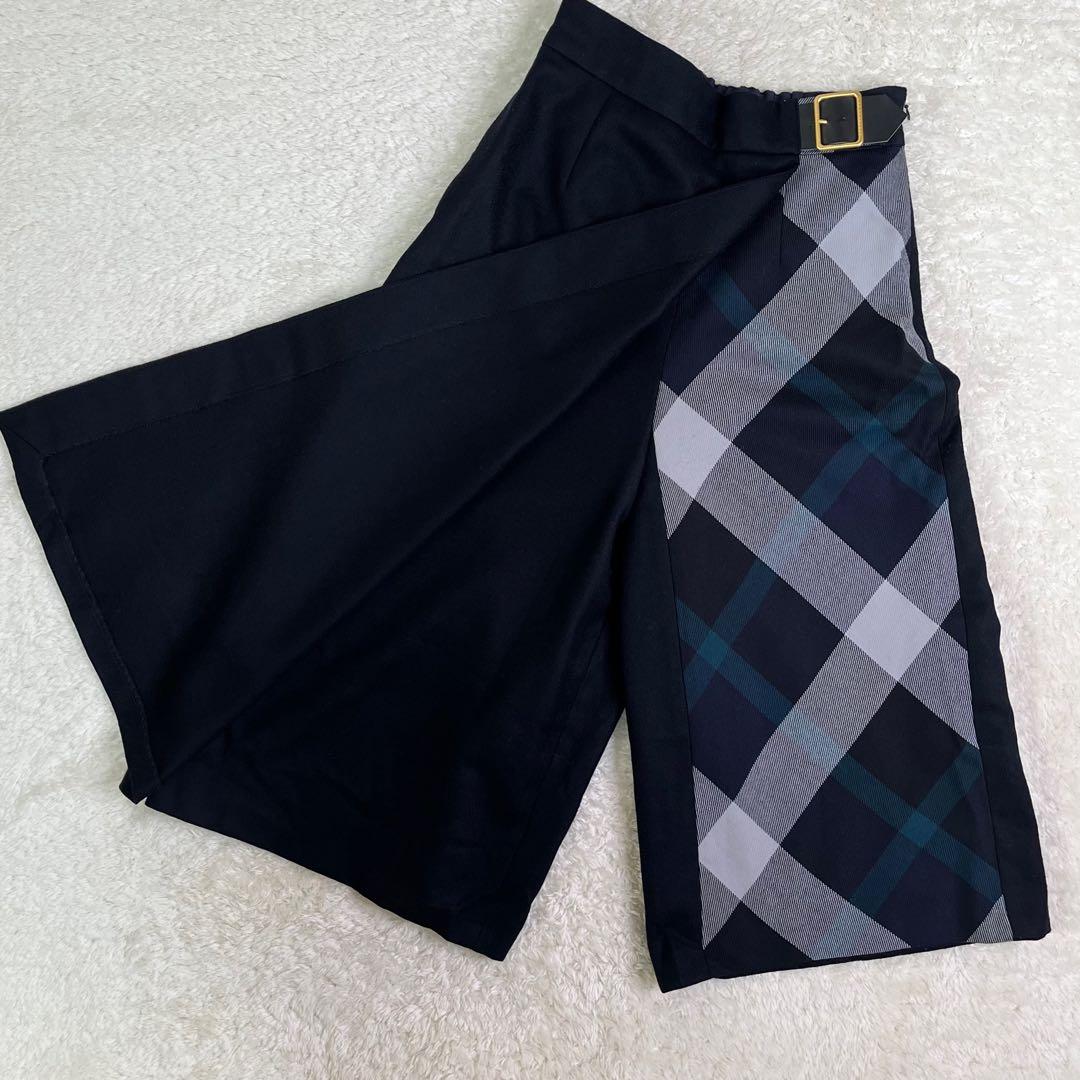 ブルーレーベルクレストブリッジボタニーサージガウチョパンツウール38サイズ