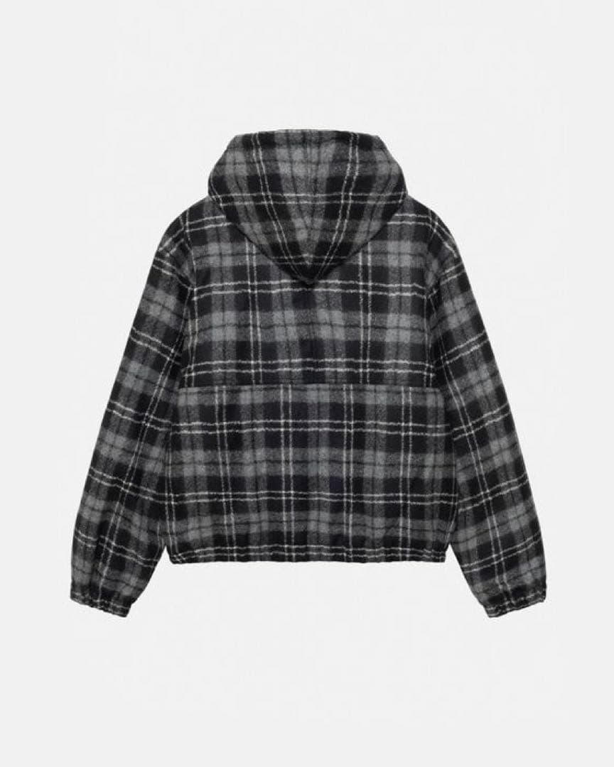 ジャケット・アウター STUSSY WORK JACKET WOOL PLAID Msize