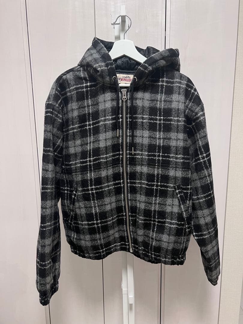 ジャケット・アウター STUSSY WORK JACKET WOOL PLAID Msize