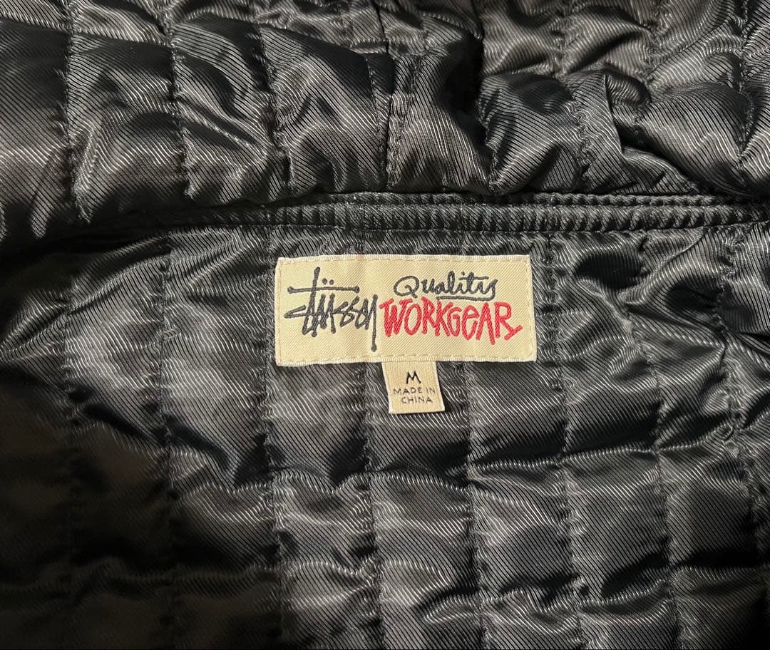 ジャケット・アウター STUSSY WORK JACKET WOOL PLAID Msize