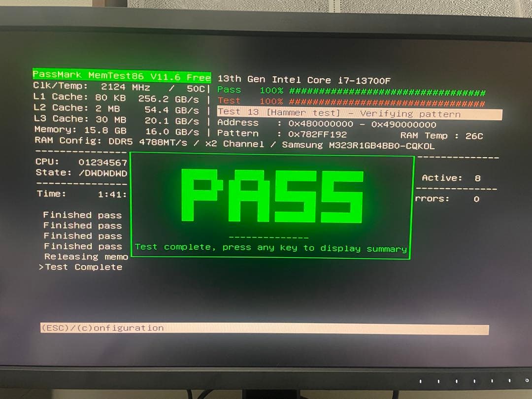 Samsung DDR5-4800 8GB×2 16GB デスクトップ メモリー