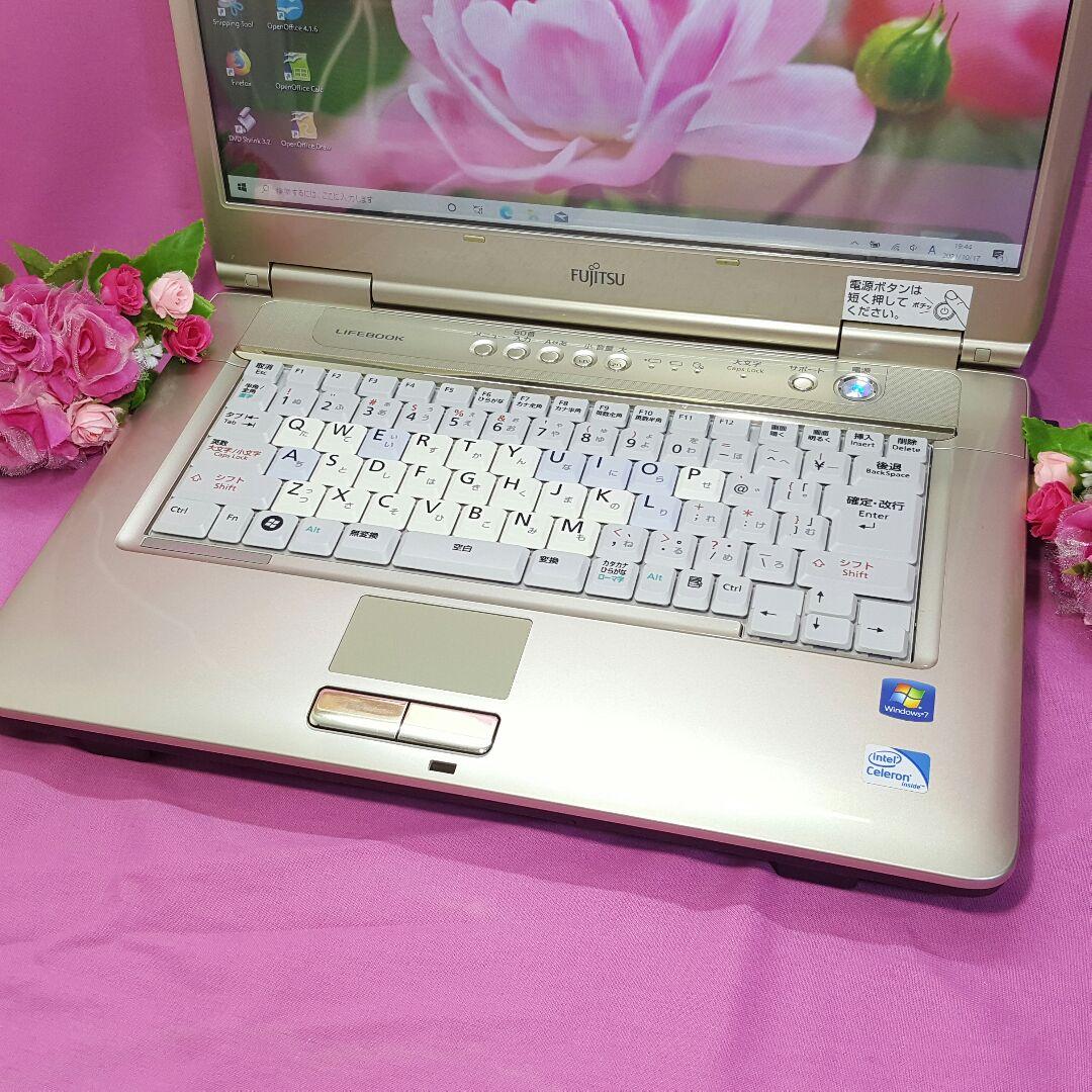 美品♥Win10♥メモリ4G✦大容量500GB✦タッチパネル搭載✦Office