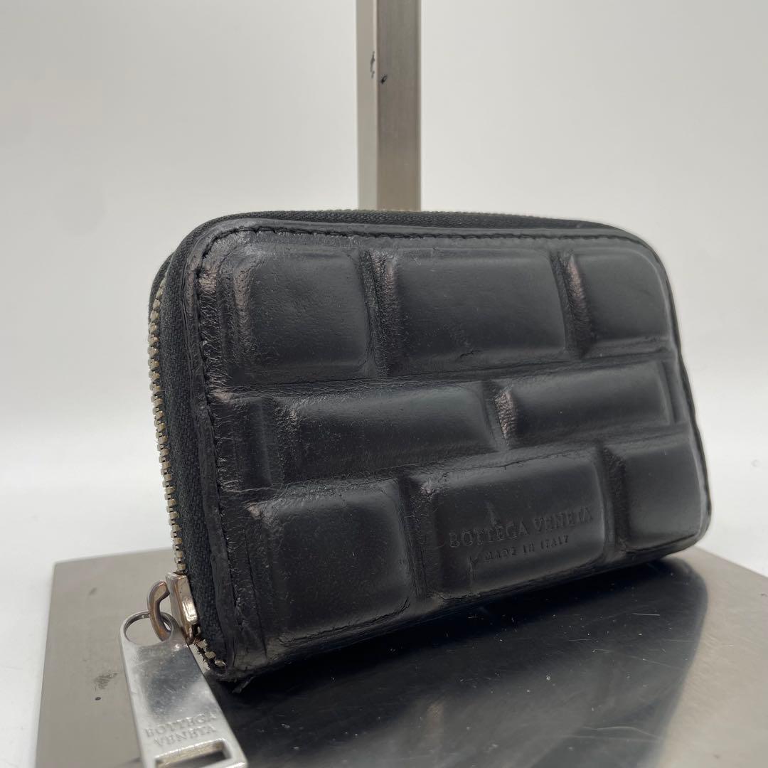 ボッテガヴェネタ パデッド・ケース（パース・小銭入れ）ブラック