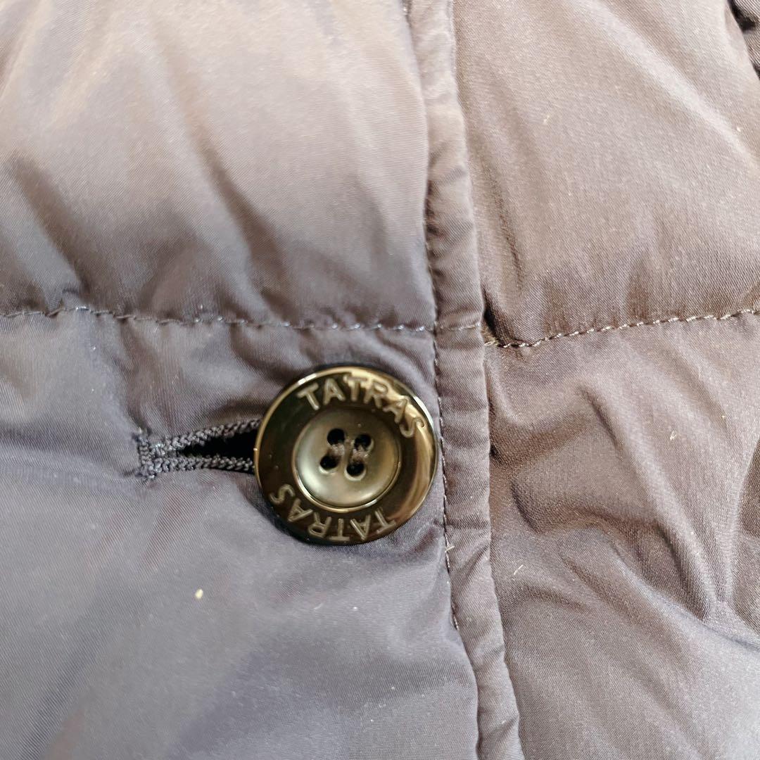 美品 TATRAS アゴーニャ ダウンコート ダウンジャケット ネイビー M