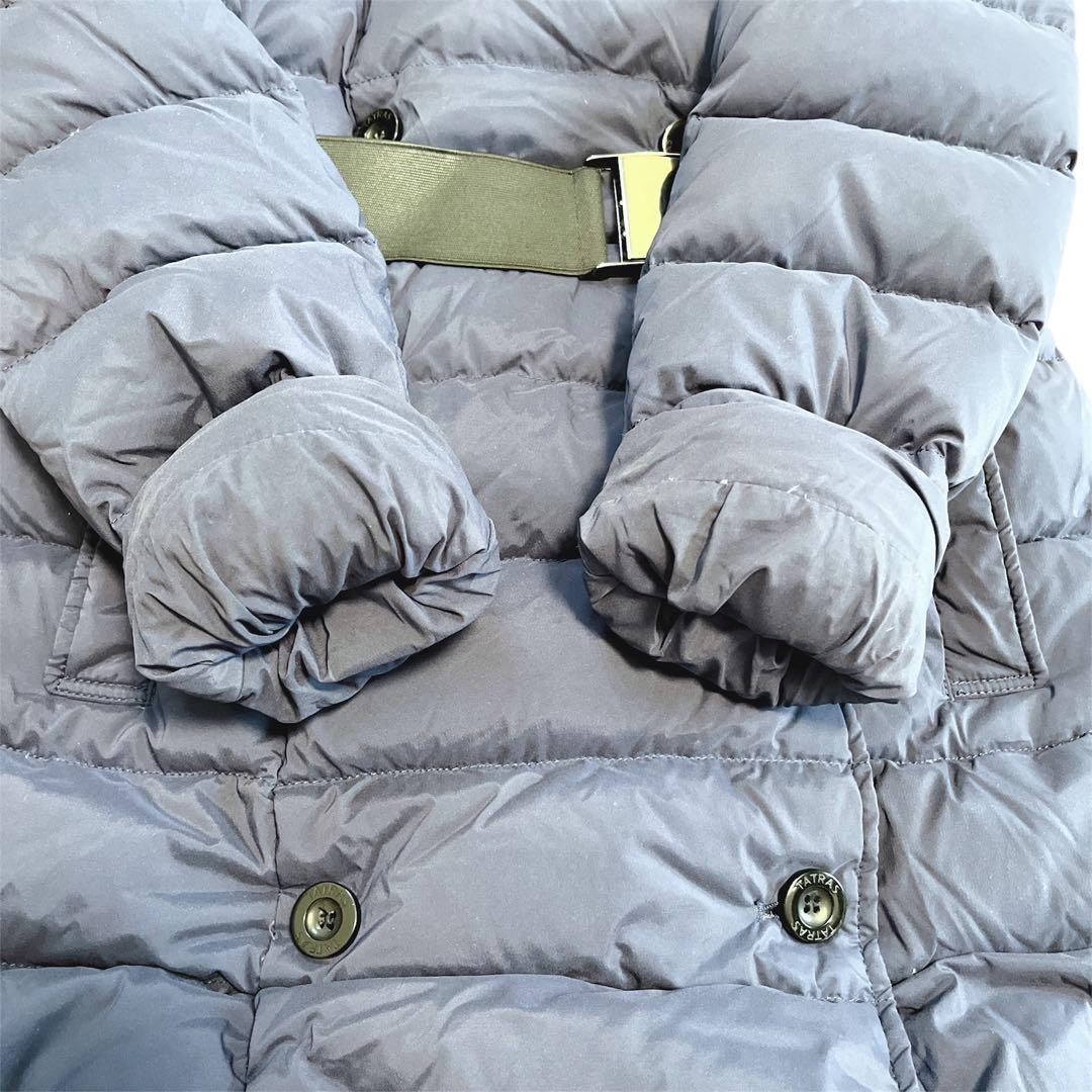 美品 TATRAS アゴーニャ ダウンコート ダウンジャケット ネイビー M