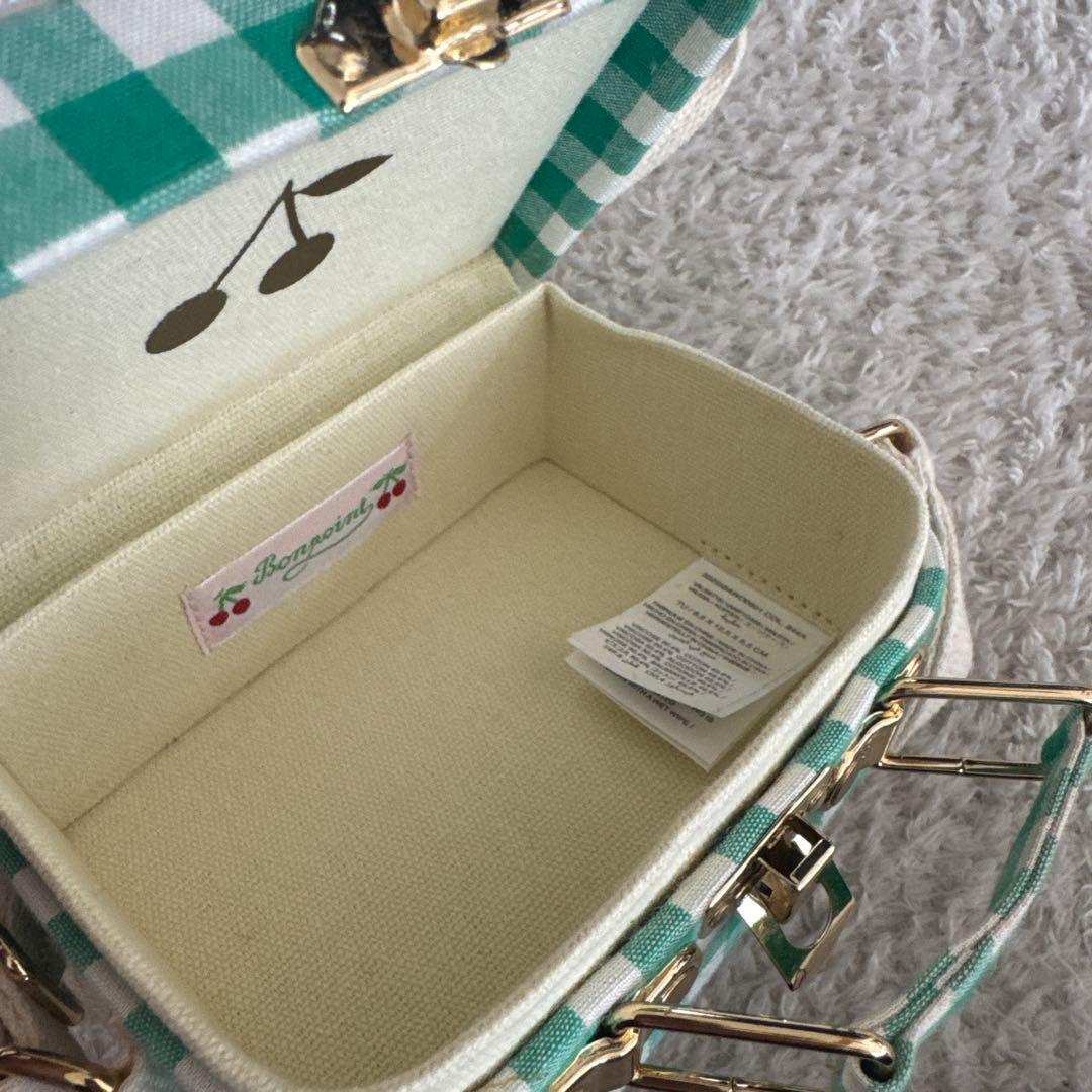 チェック柄ハンドバッグ