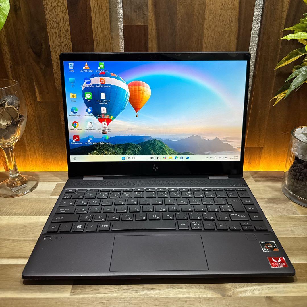 2in1モデル‼️HP☘Ryzen7☘メモリ16GB☘SSD1TB☘ノートパソコン