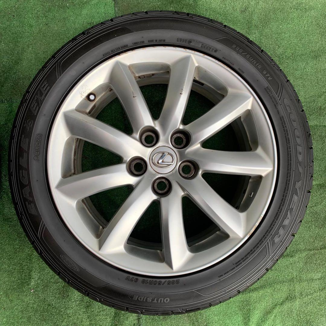 レクサス LS460 LS600 純正18インチホイール /タイヤ
