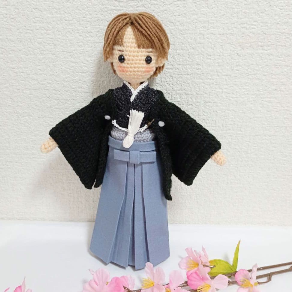 ✿373s 着せ替えあみぐるみ女の子・男の子