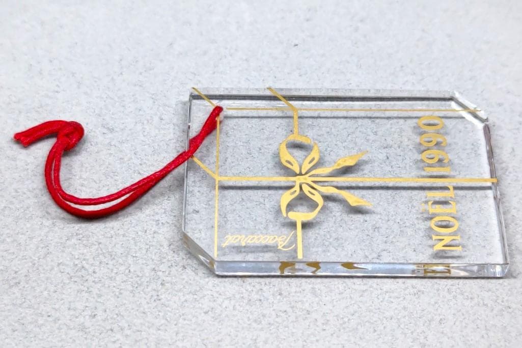 Baccaratバカラ　ノエルフランスクリスマスオーナメント1990　40560