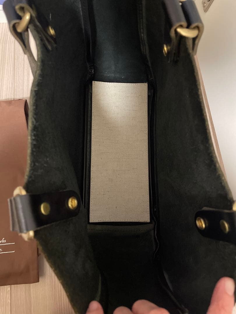 SLOW bono tote bag Compact type ブラック