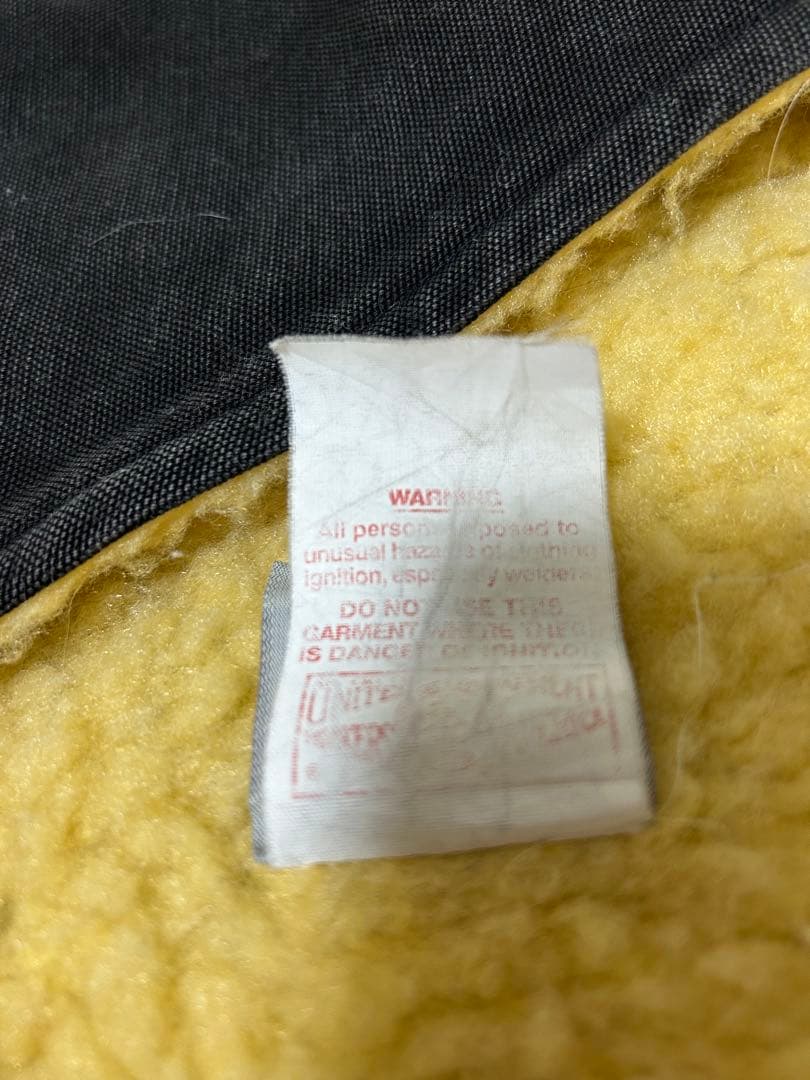 USA製　carhartt カーハート　ダック　裏ボアベスト　ビンテージ