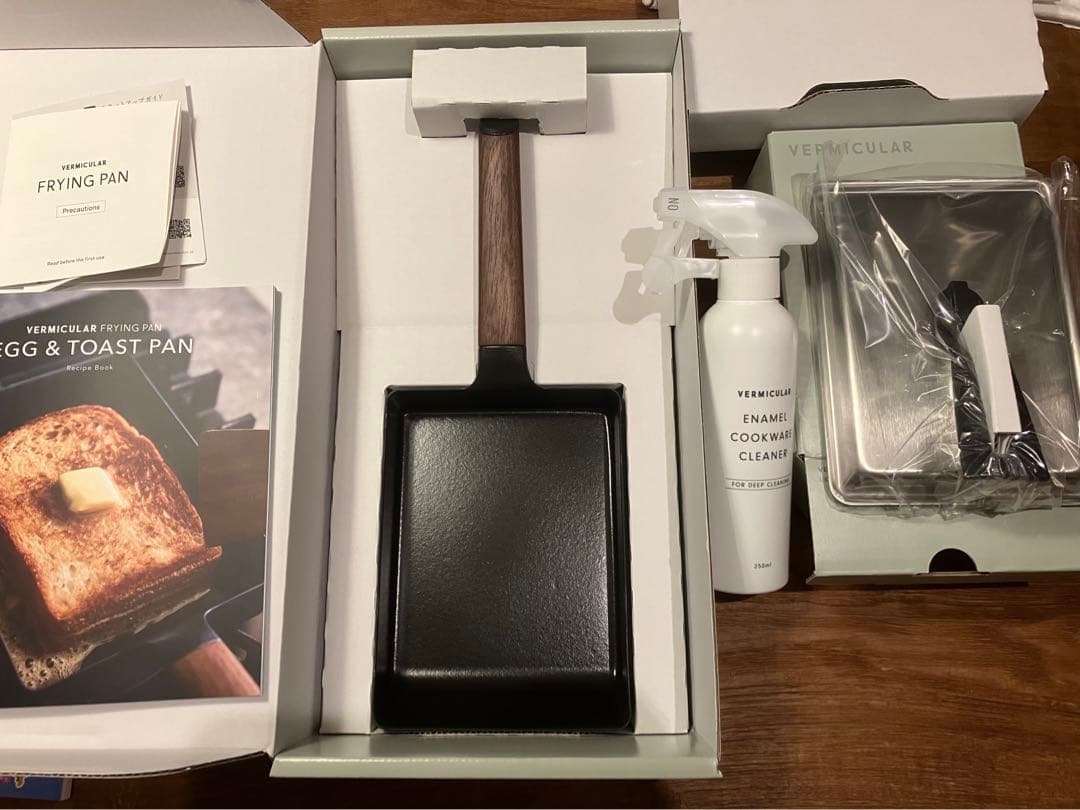 未使用 VERMICULAR EGG & TOAST FRYING PAN 蓋付