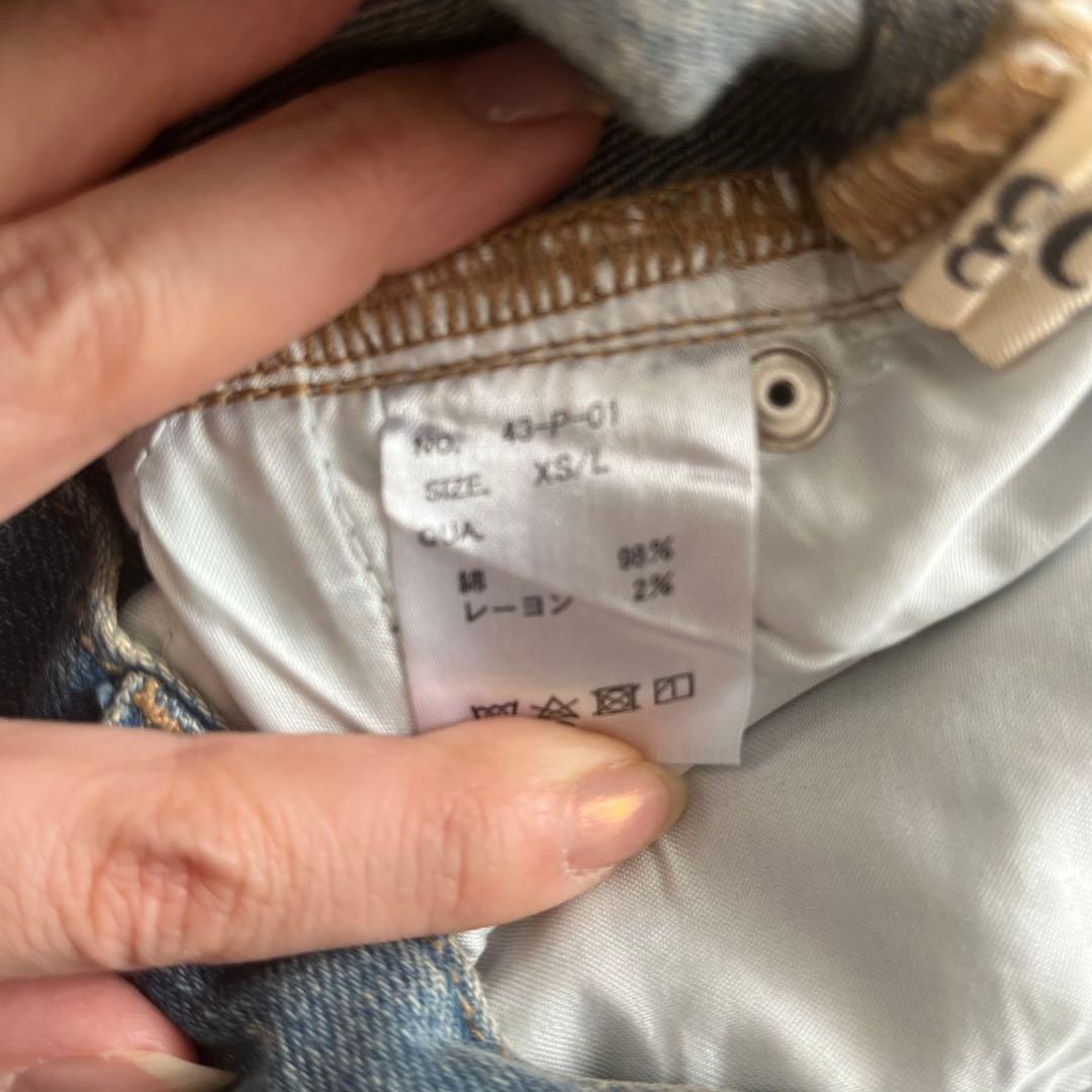 骨格ウェーブ優勝デニム　twwデニム　2g2c XS/L ヴィンテージブルー