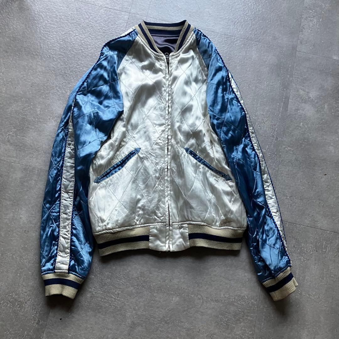 「BLUE BLUE（ブルーブルー）」 リバーシブルスカジャン　サイズ S