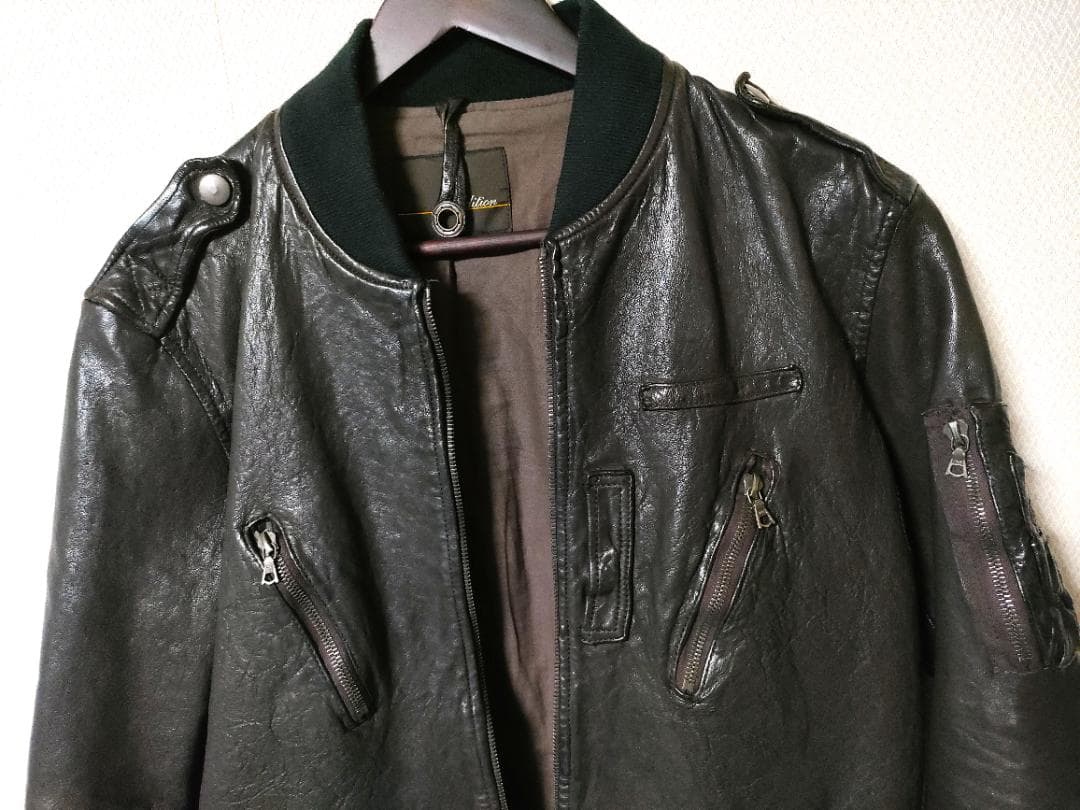 上質　レザージャケット　EDITION TOMORROWLAND