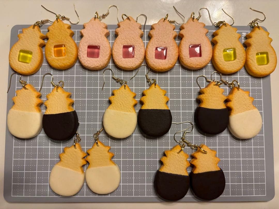 M’s Casa。パイナップルクッキーピアス