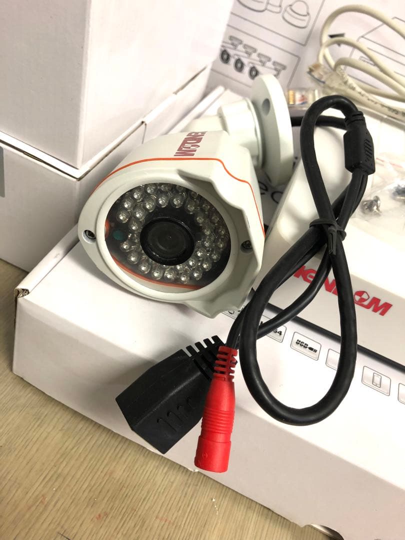 POE 防犯カメラ3台 と録画機 NVR セット 2TB HDD付