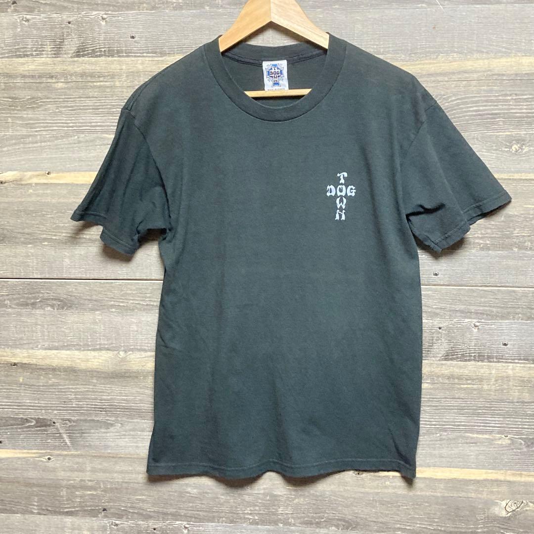 90s USA製 Dog Town ビンテージ Tシャツ ドッグタウン 墨黒 L