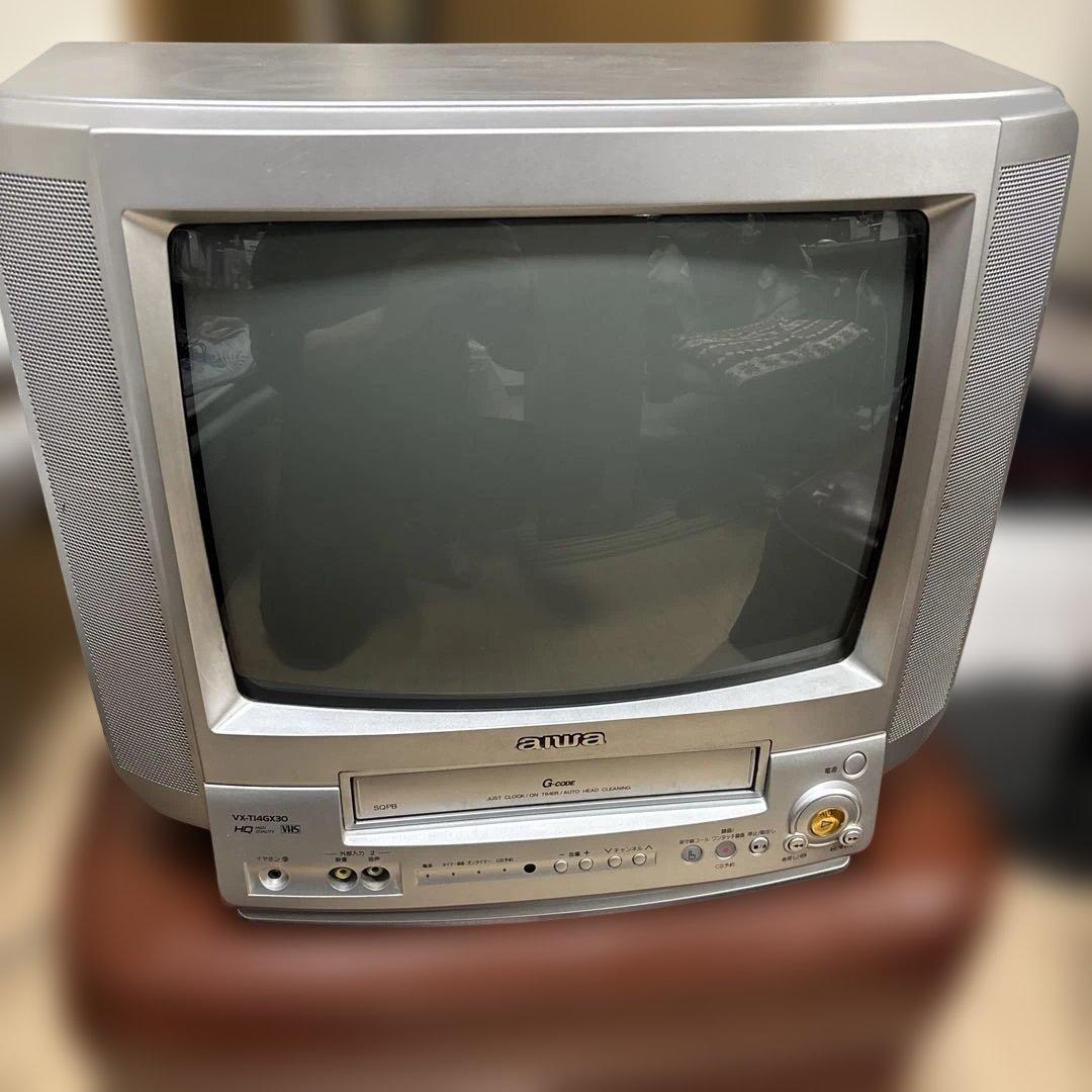 aiwa VX-T14GX30 ブラウン管テレビ（テレビデオ）