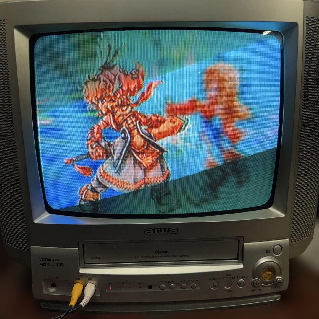 aiwa VX-T14GX30 ブラウン管テレビ（テレビデオ）