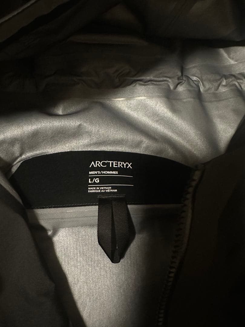 ARC’TERYX Beta Jacket L 黒　アークテリクス　ベータ