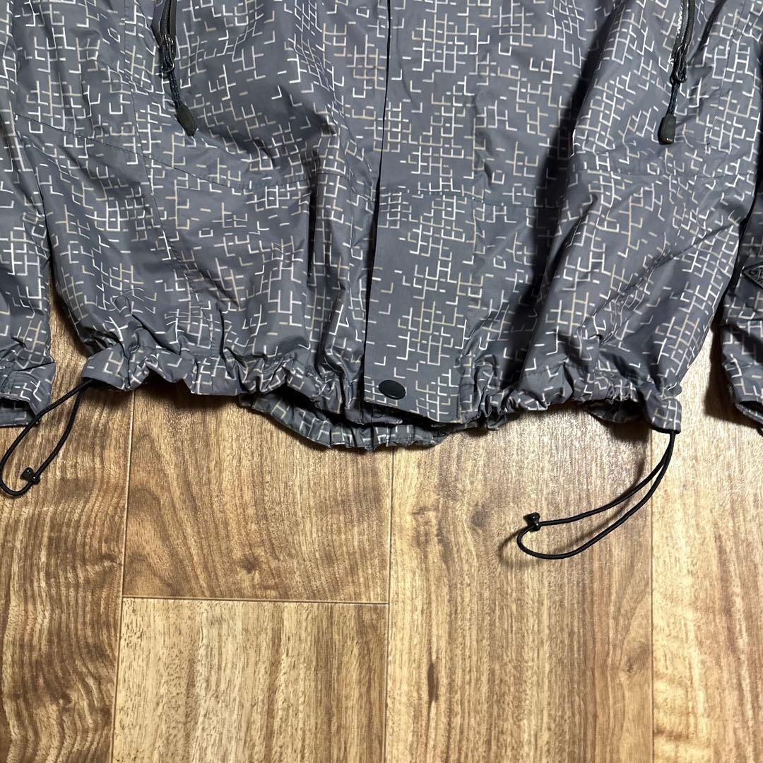 Colombia マウンテンパーカー 00s 総柄 チェックドローコード