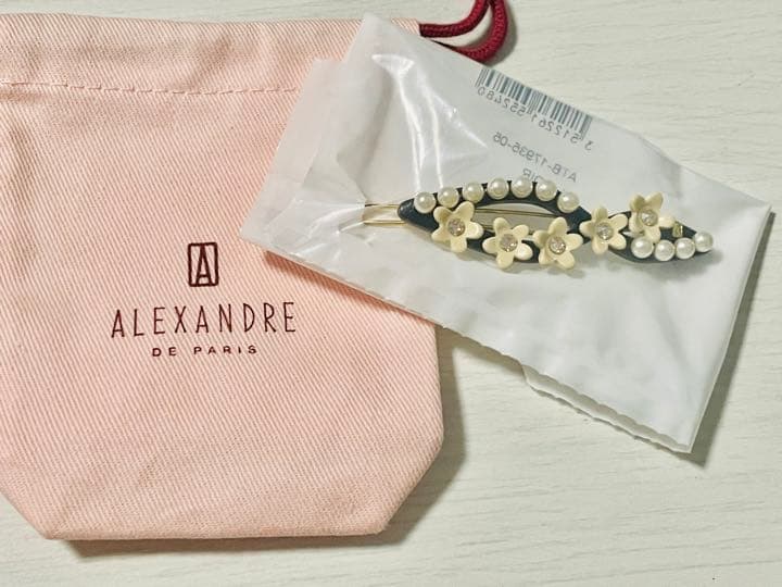 完売品【新品未開封】アレクAlexander de paris 花ポールピン