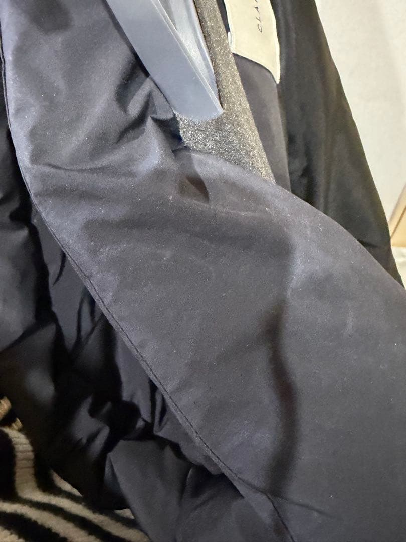 ジャケット・アウター CLANE BALLOON HOODIE LONG DOWN COAT