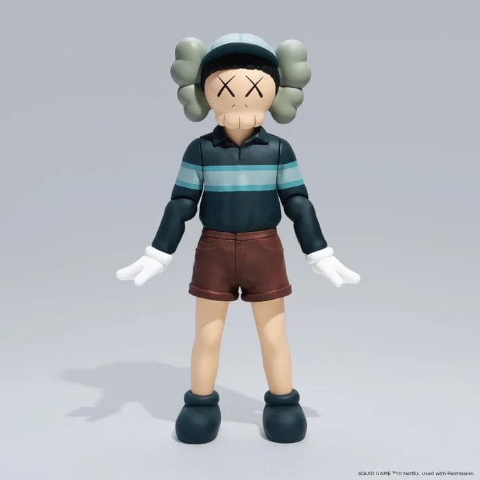 KAWS x Squid Game 3 Chul-Su フィギュア 彩色済み