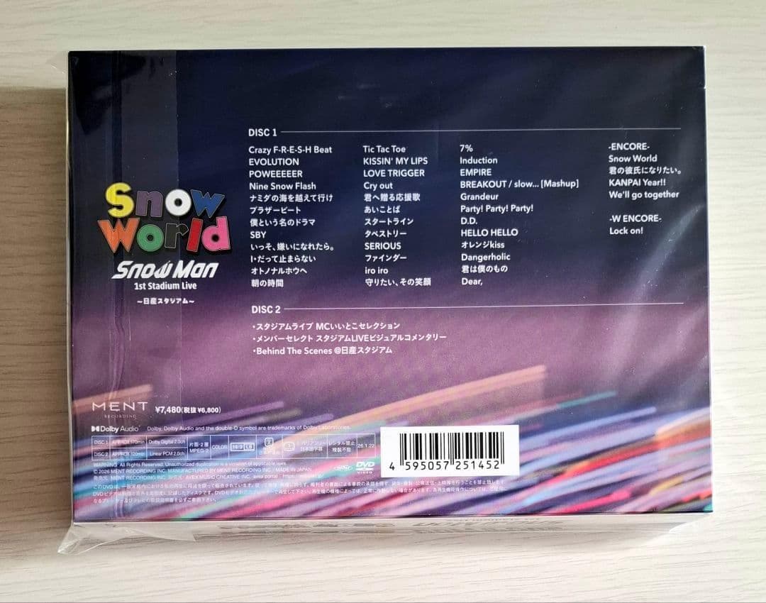 【DVD】 Man  World 日産スタジアム【新品未開封】②